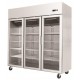 Atosa YCF9403: 1400ltr Treble Glass Door Cooler in Stainless Steel - Heavy Duty